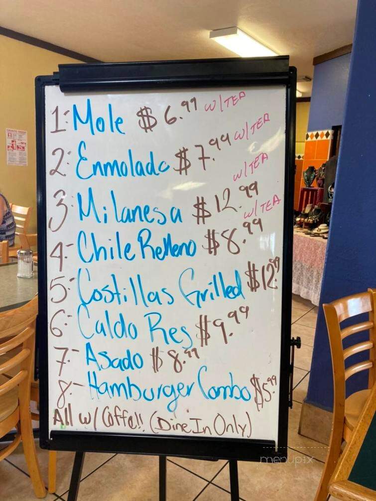 Papi's Mexican Restaurant - Harlingen, TX menu_pic