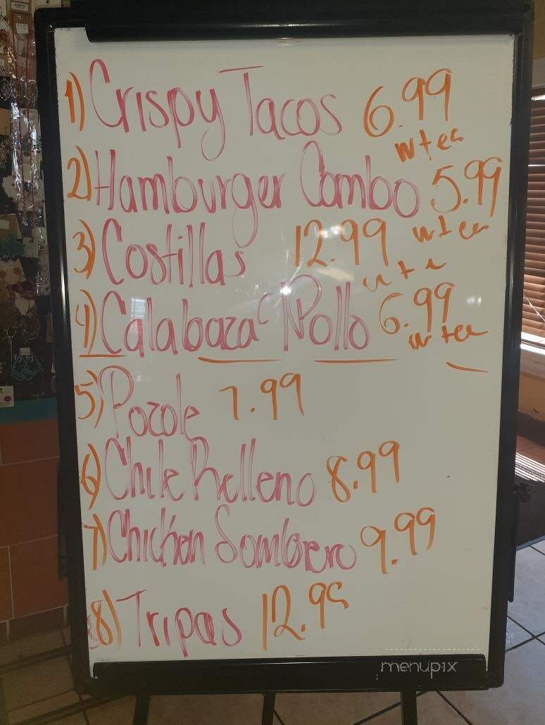 Papi's Mexican Restaurant - Harlingen, TX menu_pic