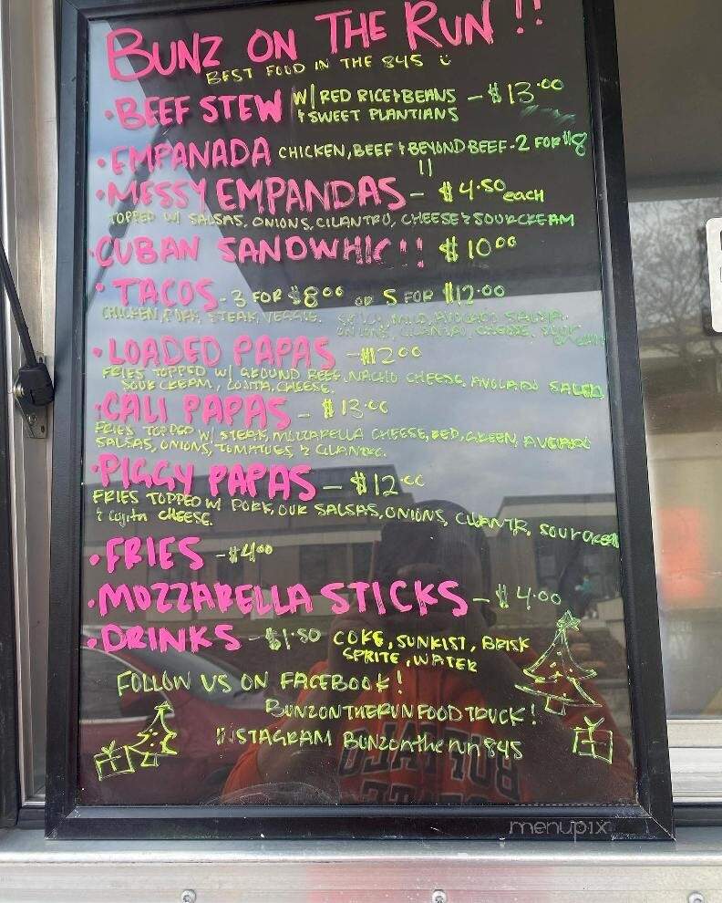 Bunz on the Run - New Hampton, NY menu_pic