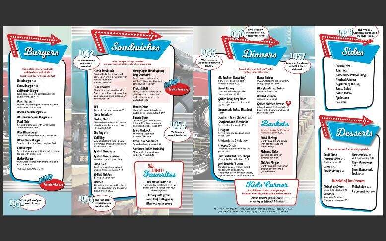 The Pine Grove Diner - Pine Grove, PA menu_pic
