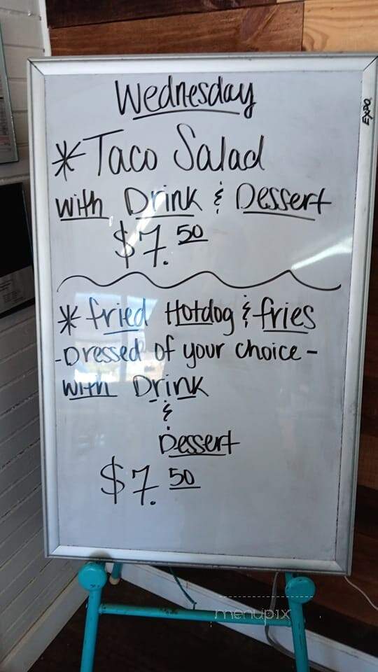 Milledgeville Cafe - Milledgeville, TN menu_pic
