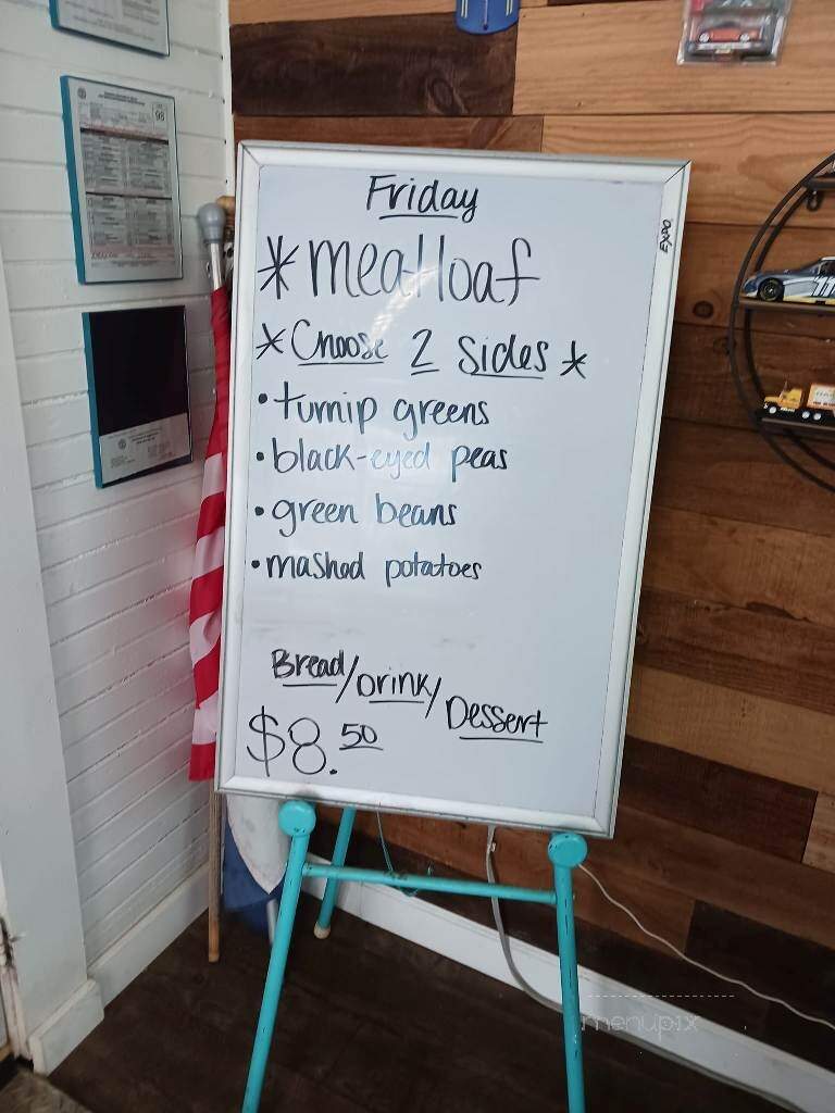 Milledgeville Cafe - Milledgeville, TN menu_pic