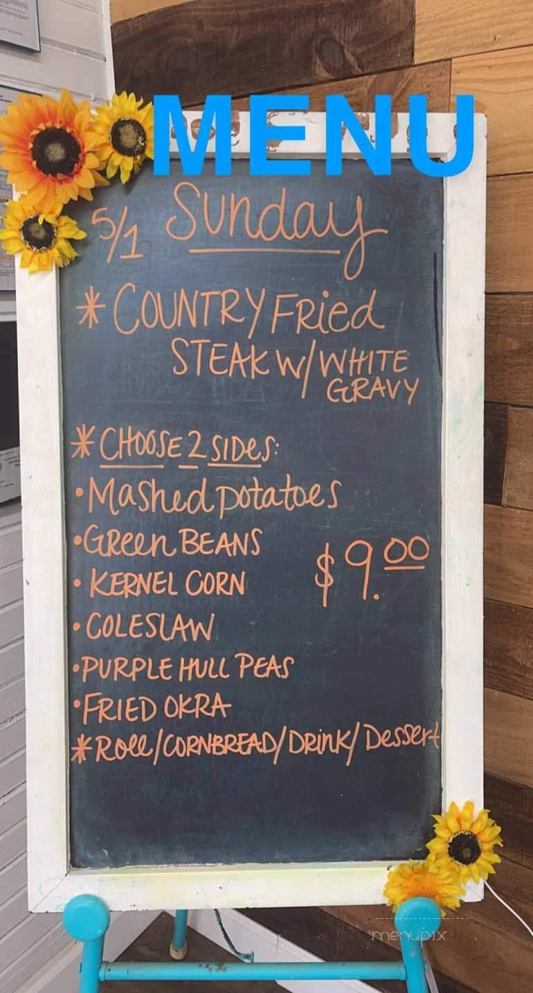 Milledgeville Cafe - Milledgeville, TN menu_pic