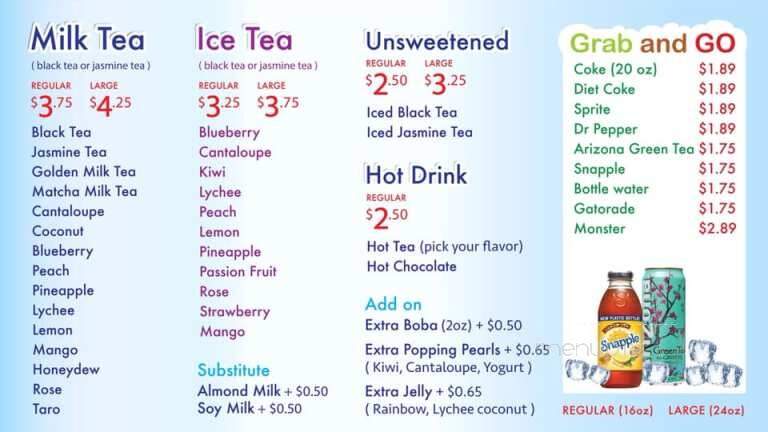 California Poke n Boba - Santa Clarita, CA menu_pic