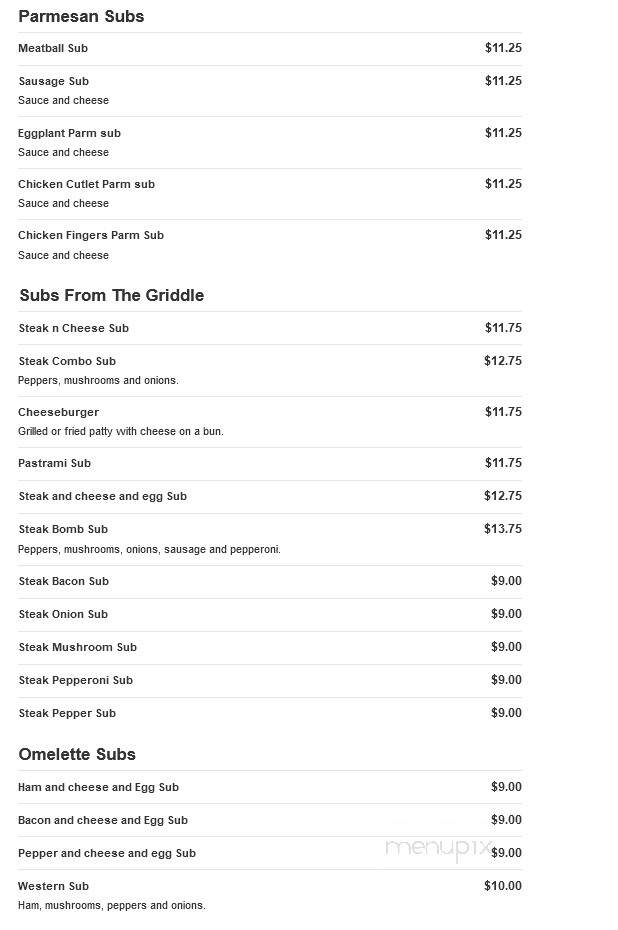 Pizza Maria - Braintree, MA menu_pic