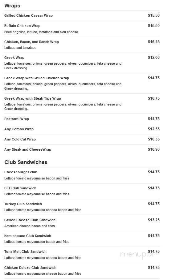 Pizza Maria - Braintree, MA menu_pic