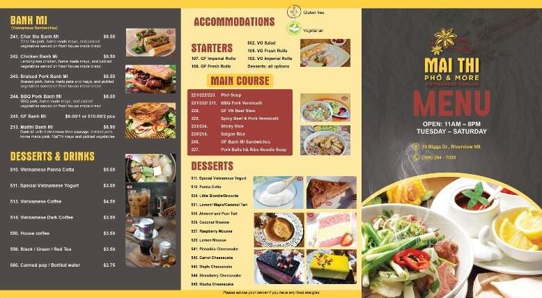 Mai Thi Pho & More - Riverview, NB menu_pic
