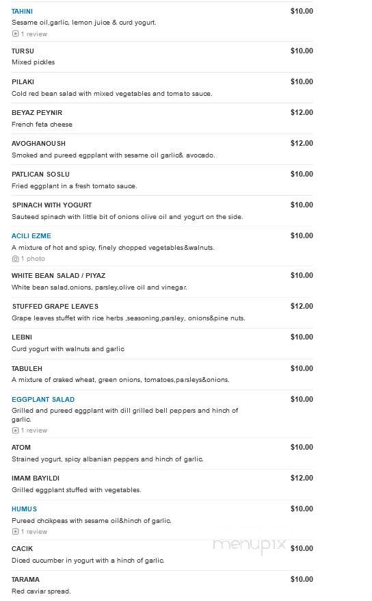 Chef Mediterranean - Cresskill, NJ menu_pic