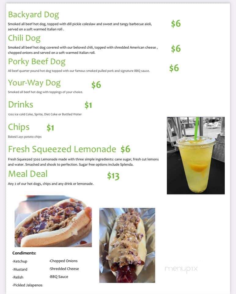 My Ol' Kentucky Lemonade - Louisville, KY menu_pic
