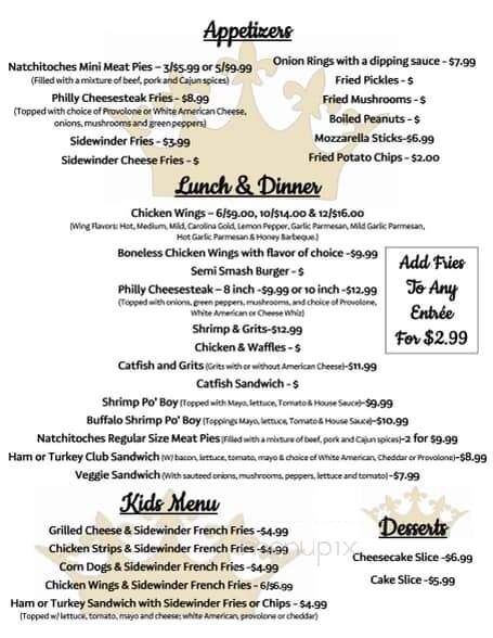 Kings Grill - Rockledge, FL menu_pic