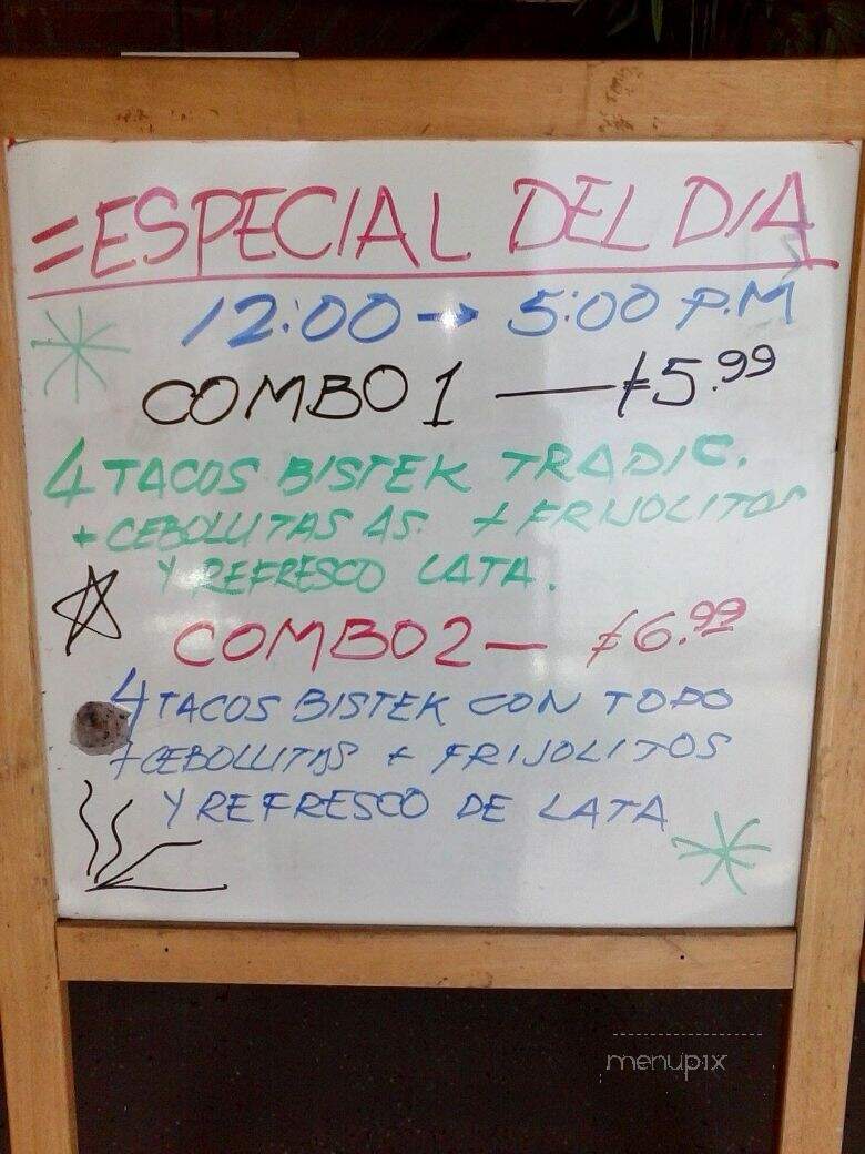 La Leyenda - Brownsville, TX menu_pic