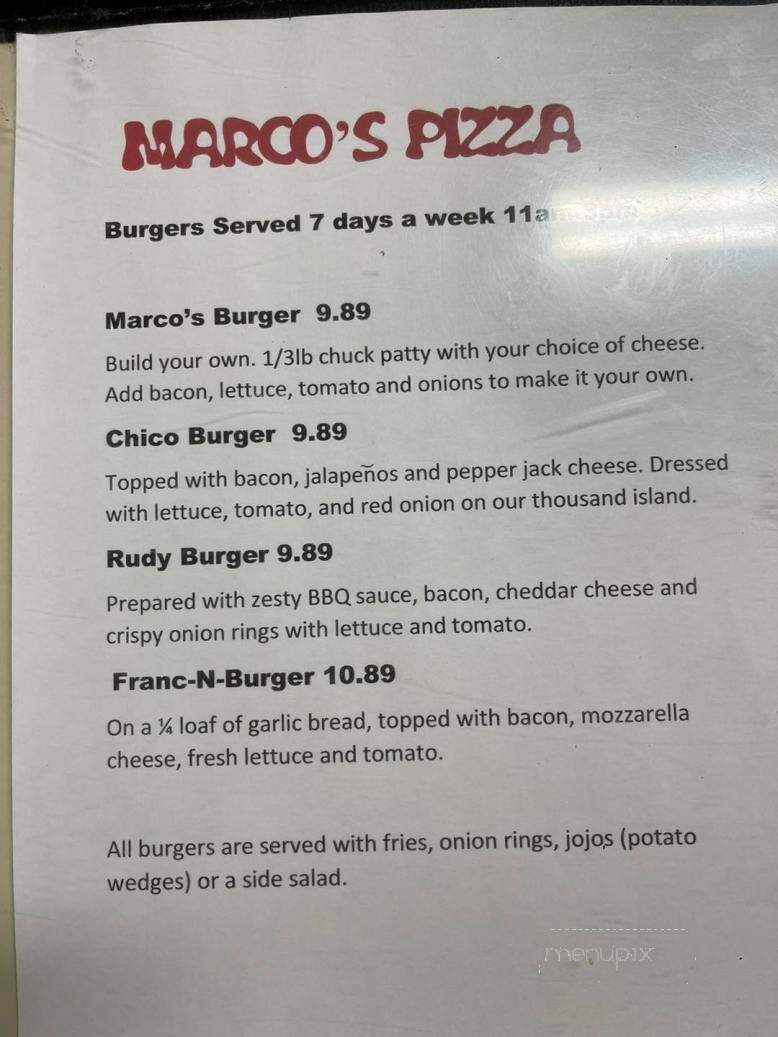 Marco's Pizza - Corning, CA