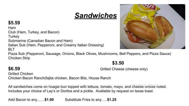 Pizza Plus - McCrory, AR menu_pic