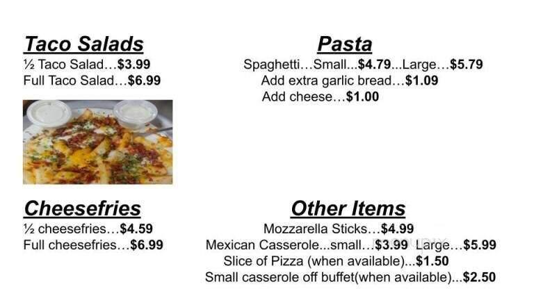 Pizza Plus - McCrory, AR menu_pic