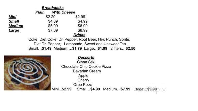 Pizza Plus - McCrory, AR menu_pic