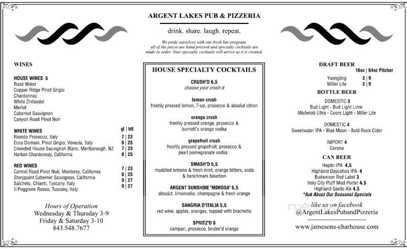 Argent Lakes Pub & Pizzeria - Okatie, SC