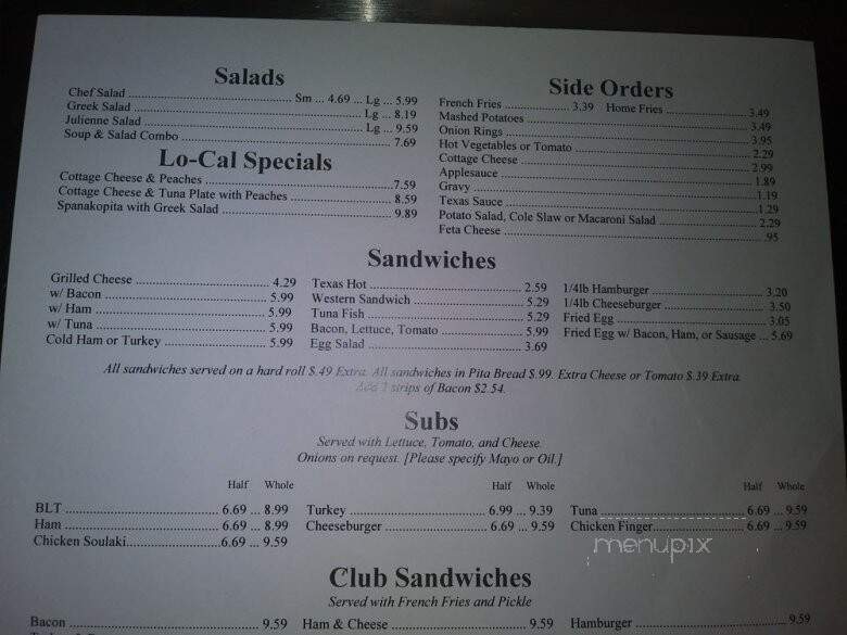 Apollo Family Restaurant - Buffalo, NY menu_pic