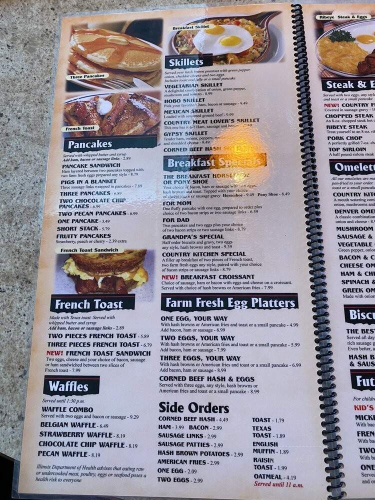 Country Kitchen - Taylorville, IL menu_pic
