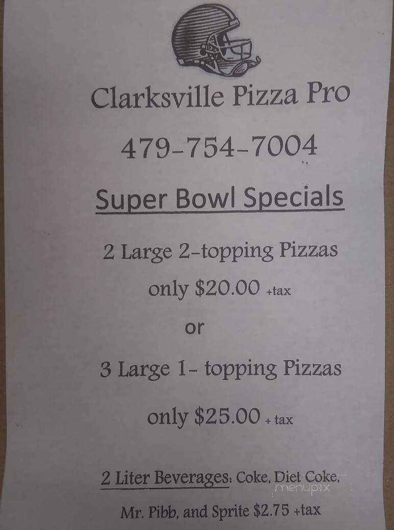 Pizza Pro - Clarksville, AR