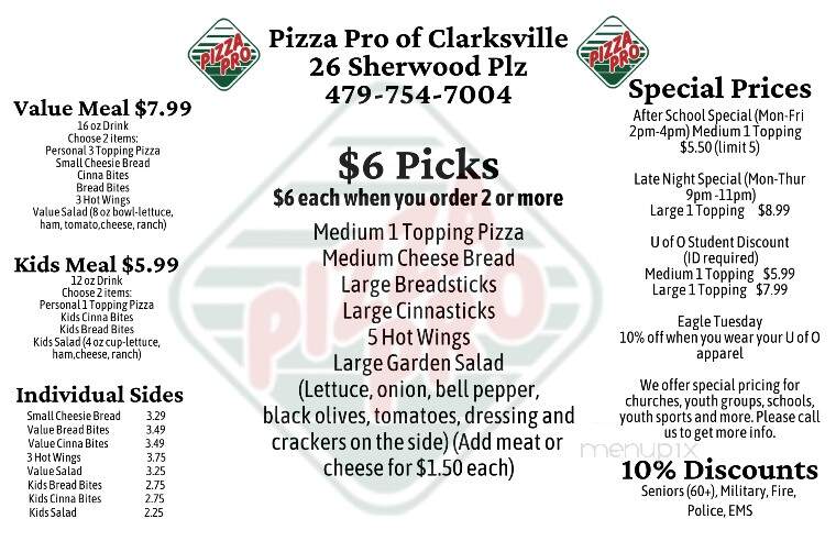 Pizza Pro - Clarksville, AR