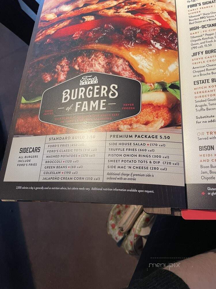Ford's Garage - Florence, KY menu_pic