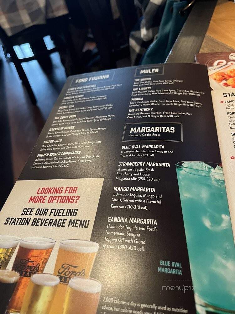 Ford's Garage - Florence, KY menu_pic