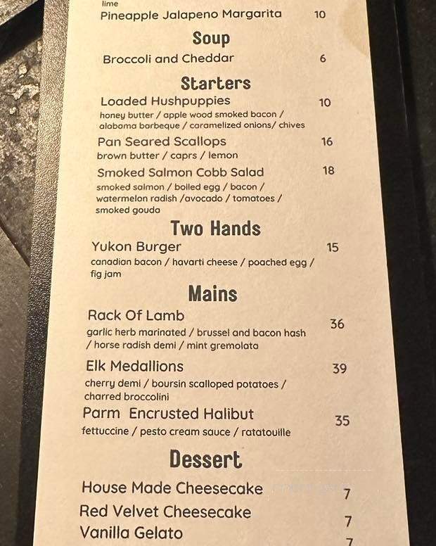 National Public House - Leechburg, PA menu_pic