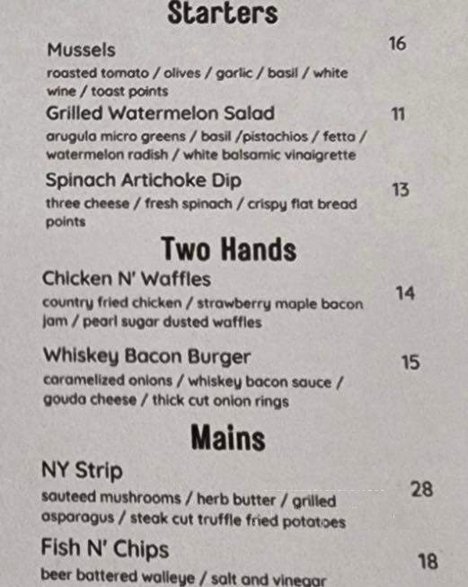 National Public House - Leechburg, PA menu_pic
