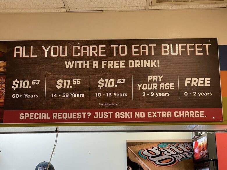 Mr Gatti's Pizza - Shepherdsville, KY menu_pic