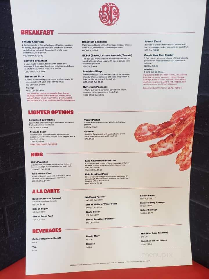 Boston Pizza - Yuma, AZ menu_pic