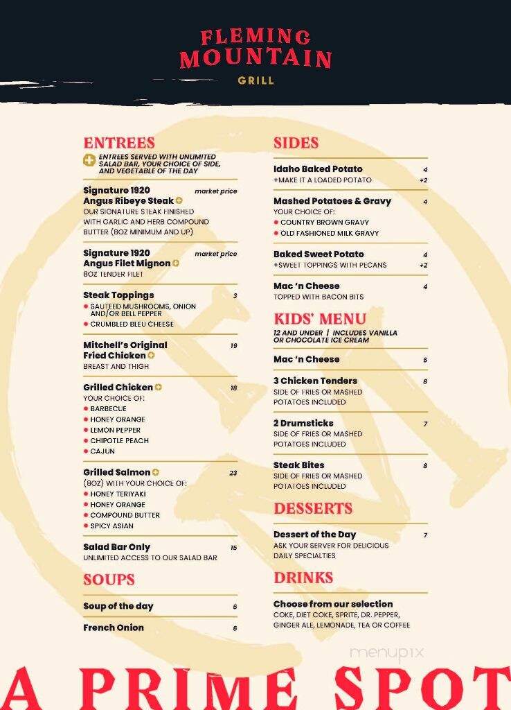 Fleming Mountain Grill - Lynchburg, VA menu_pic