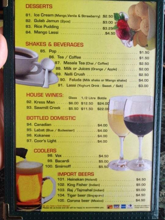 Spicy Greens - Prince George, BC menu_pic