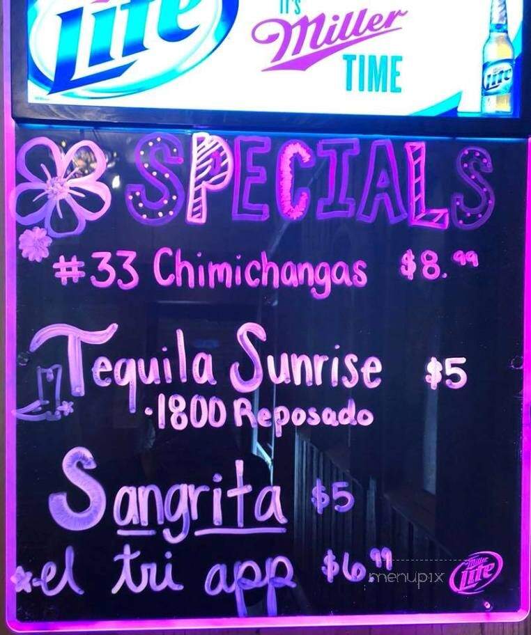 El Patron - Seville, OH menu_pic