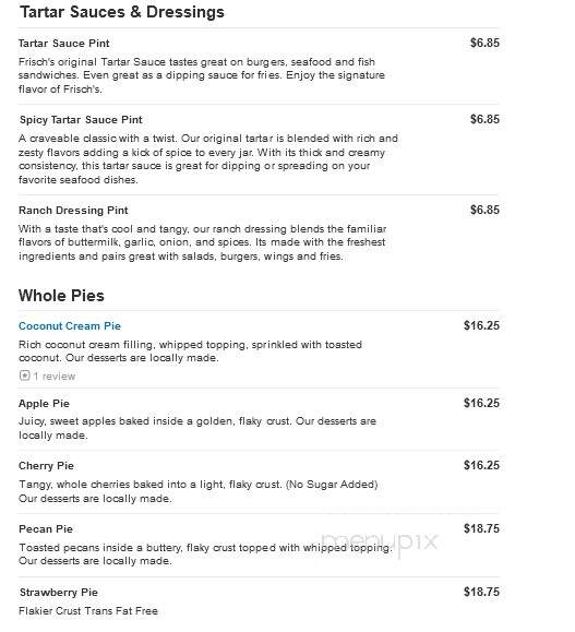 Frisch's Big Boy Restaurant - Eaton, OH menu_pic
