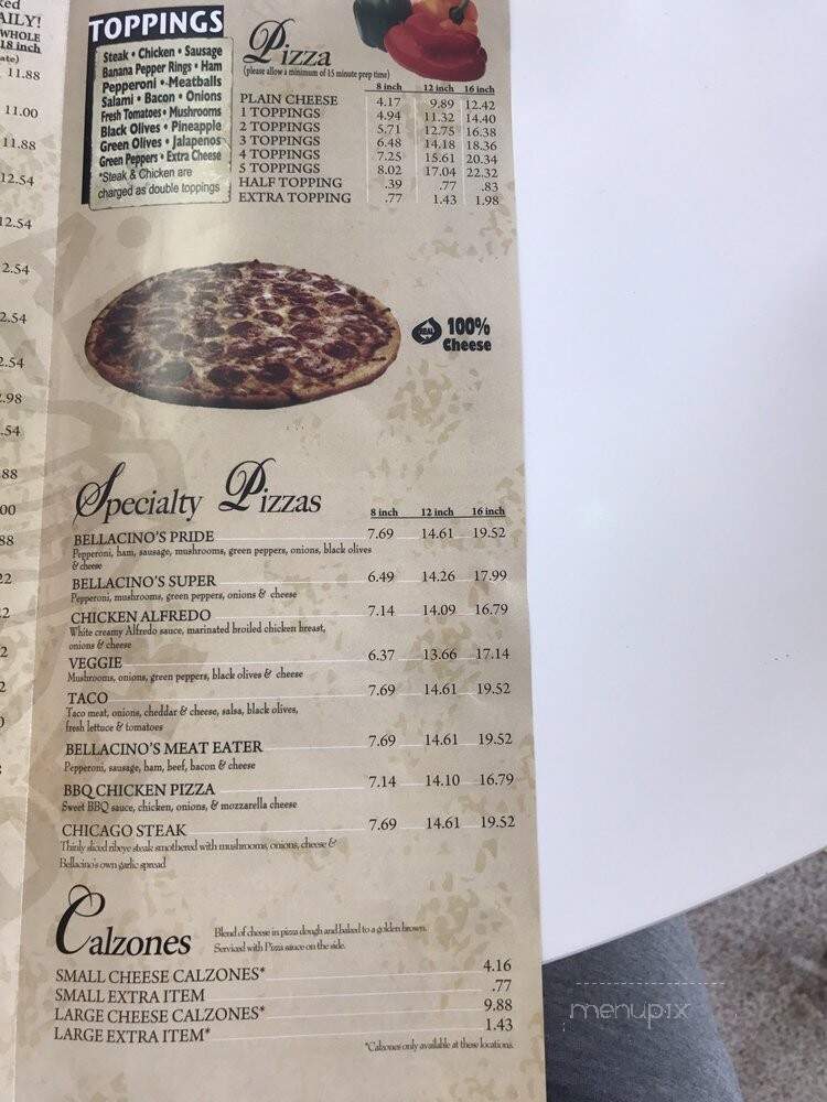 Bellacino's Pizza and Grinders - Cedar Bluff, VA