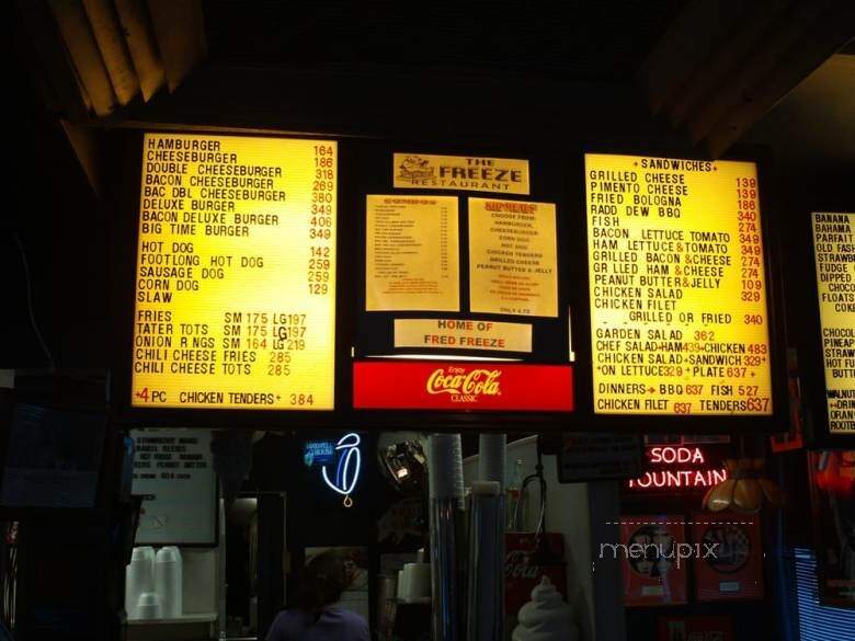 Tastee Freez - Conway, SC menu_pic