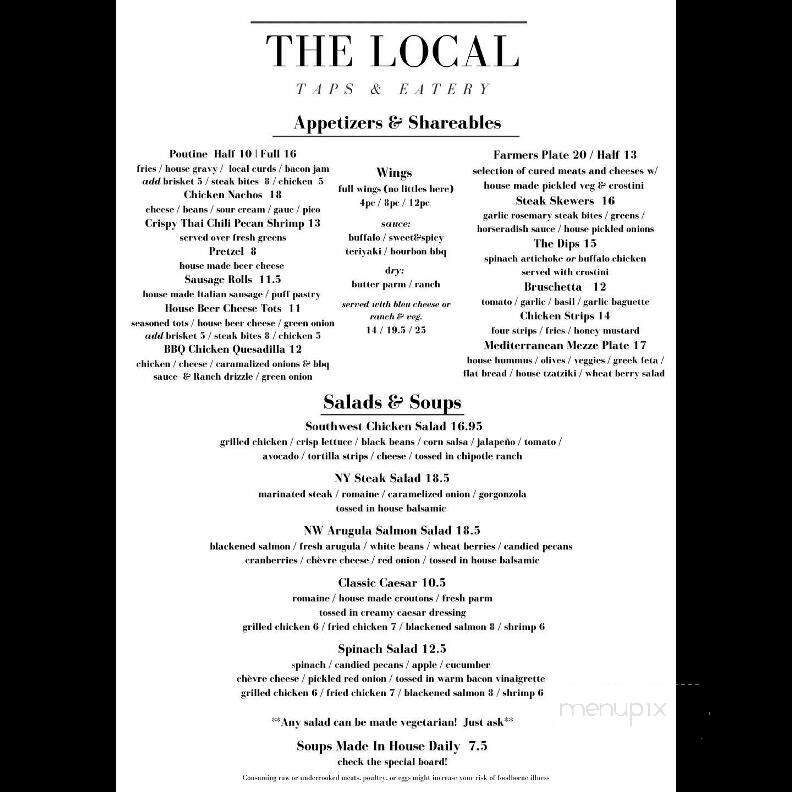 The Local - Yelm, WA menu_pic