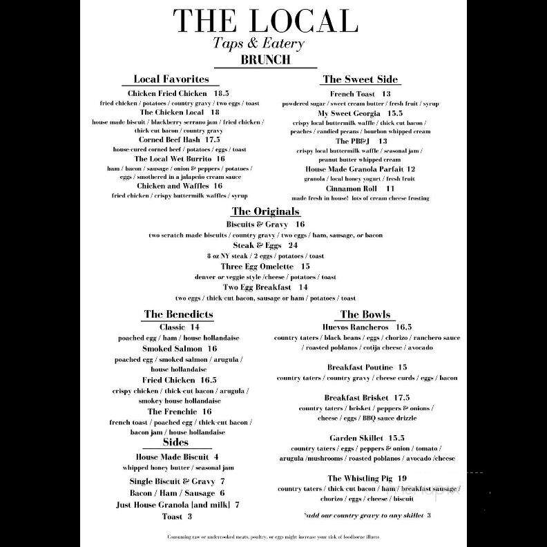 The Local - Yelm, WA menu_pic