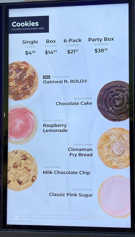 Crumbl Cookies - Surprise, AZ menu_pic