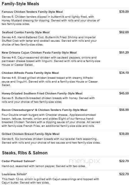 O'Charley's - Goodlettsville, TN menu_pic