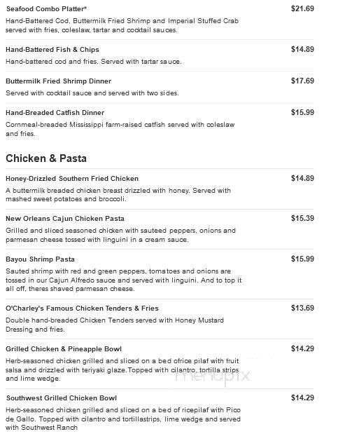O'Charley's - Goodlettsville, TN menu_pic