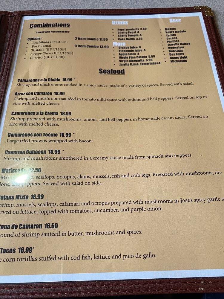 El Patron - Sedro-Woolley, WA menu_pic