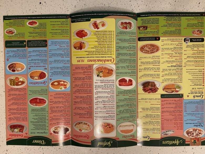 El Nopal - Floyds Knobs, IN menu_pic