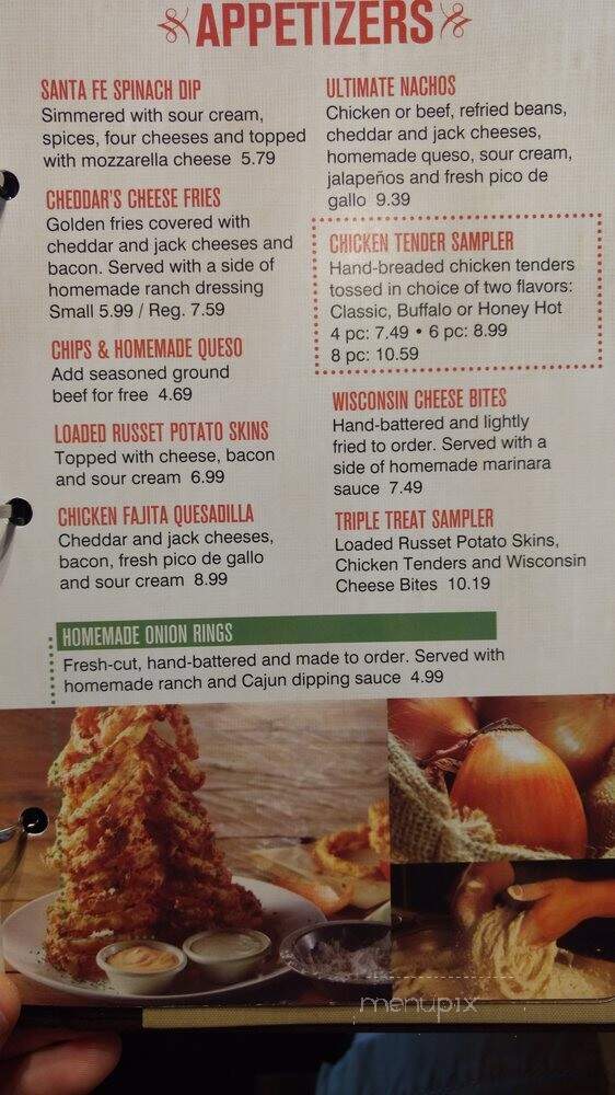 Cheddar's Scratch Kitchen - Lafayette, IN menu_pic