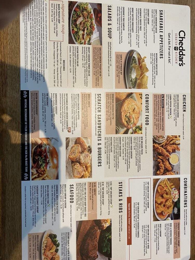 Cheddar's Scratch Kitchen - Lafayette, IN menu_pic