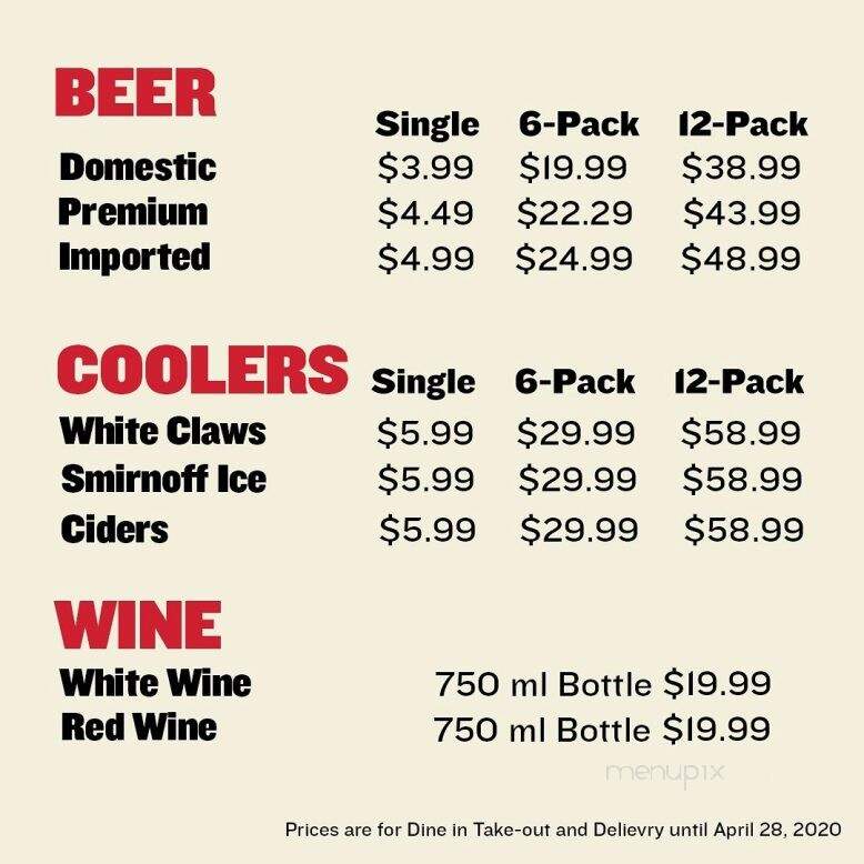 Boston Pizza - Selkirk, MB menu_pic