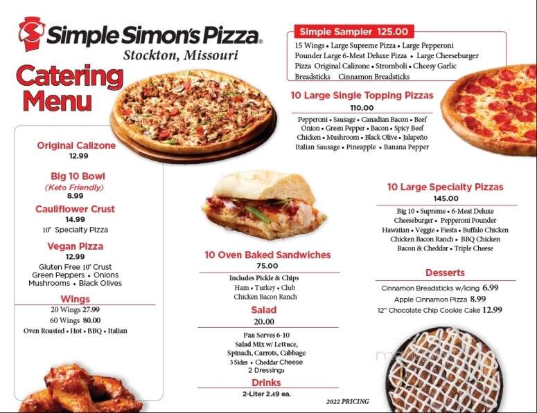 Simple Simon's Pizza - Stockton, MO