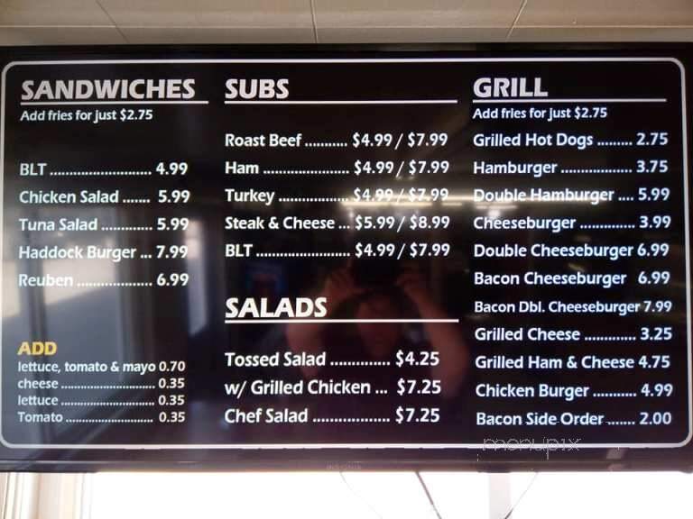 Mathews Country Store - Steuben, ME menu_pic