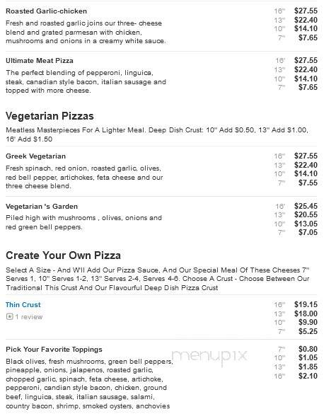 Pizza Inn - Greeneville, TN menu_pic