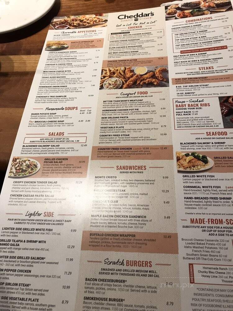 Cheddar's Scratch Kitchen - Brunswick, GA menu_pic